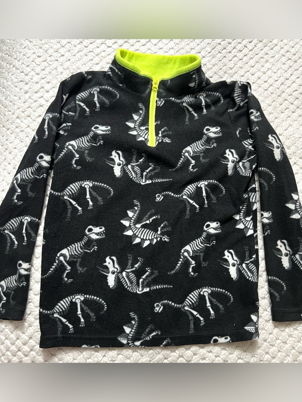 Jumping Beans Boys Fleece Jacket Pullover Lightweight Dino Dinosaur Boys 6